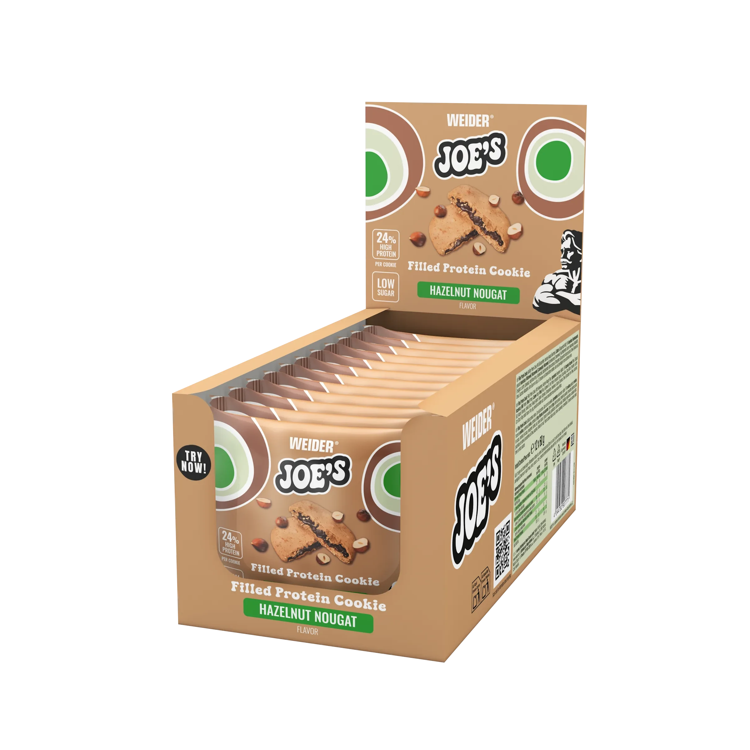 12er Box | Joe's Filled Protein Cookies